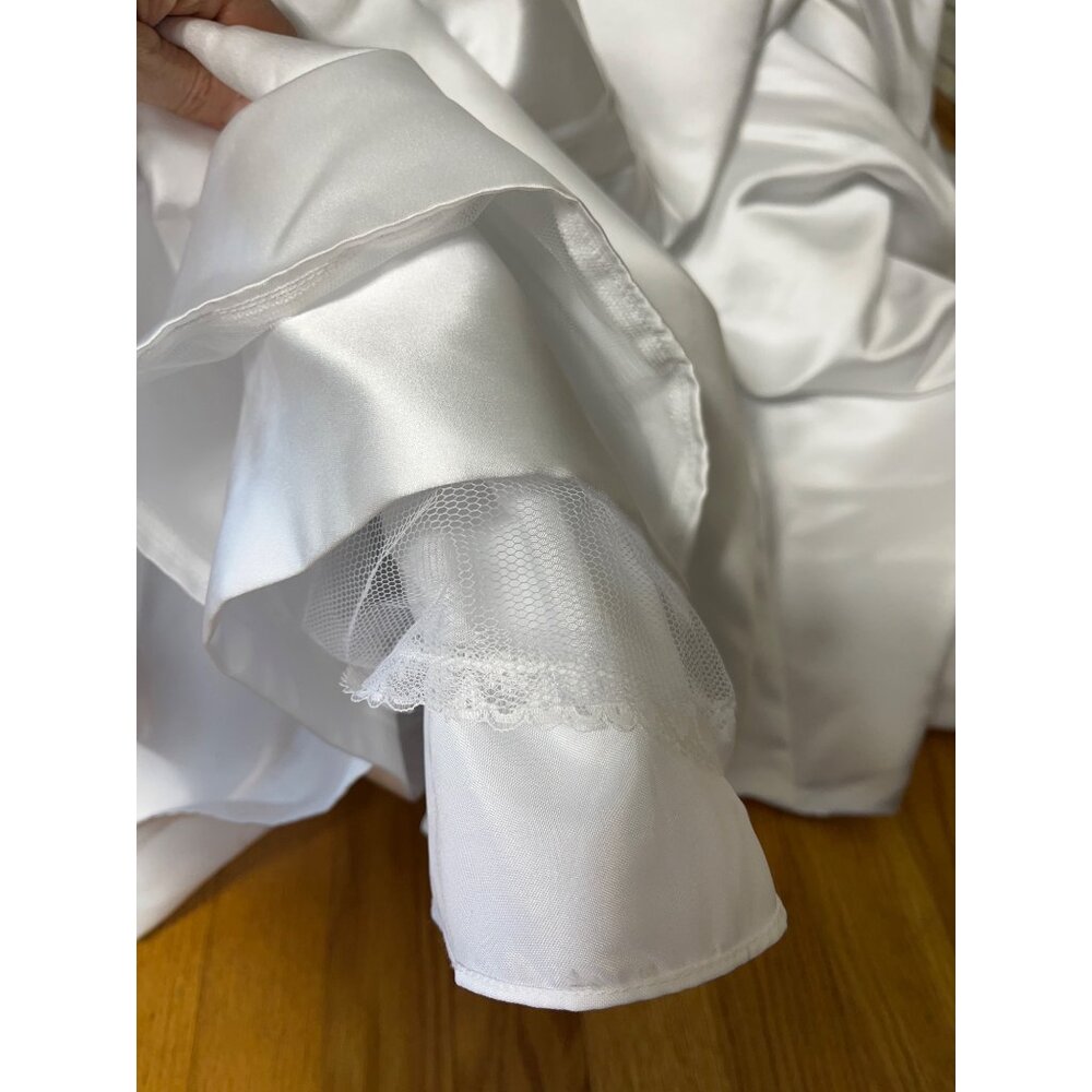 Maggie Sottero Imperial Gown Brielle Wedding Dress Strapless Bustle Train 12 - Picture 13 of 16